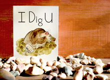 Load image into Gallery viewer, I Dig U Valentine&#39;s Day Card
