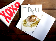 Load image into Gallery viewer, I Dig U Valentine&#39;s Day Card
