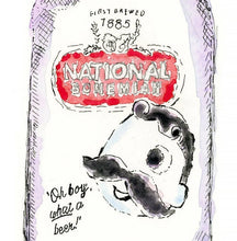 Load image into Gallery viewer, National Bohemian watercolor 5x7
