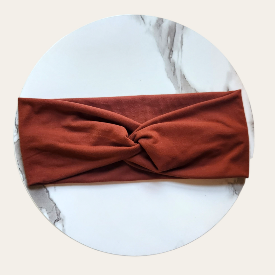 Cinnamon Red Stretch Headband
