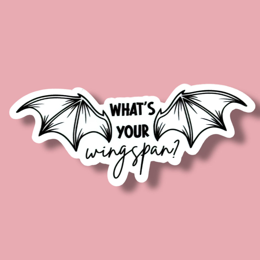 What's Your Wingspan Sticker
