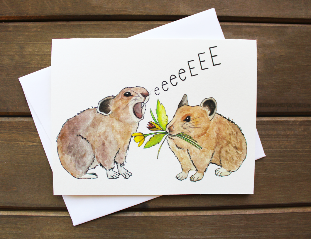 American Pika Pals Card