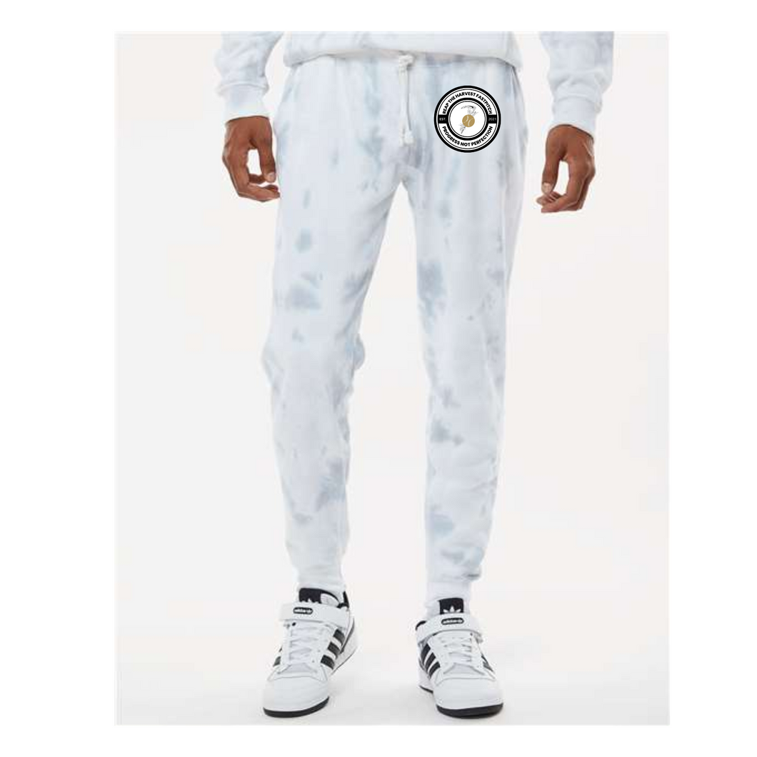 RTH sweatpant/joggers -gray/white