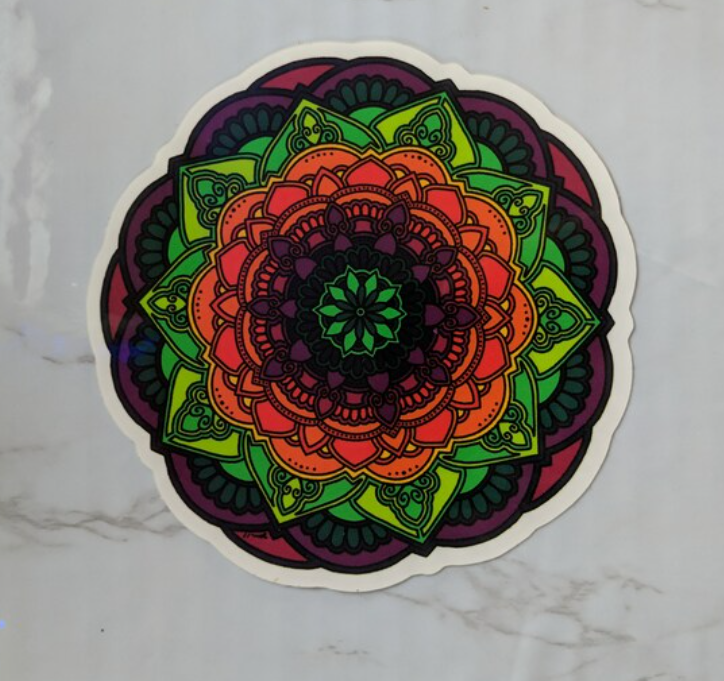 Rainbow Mandala Sticker