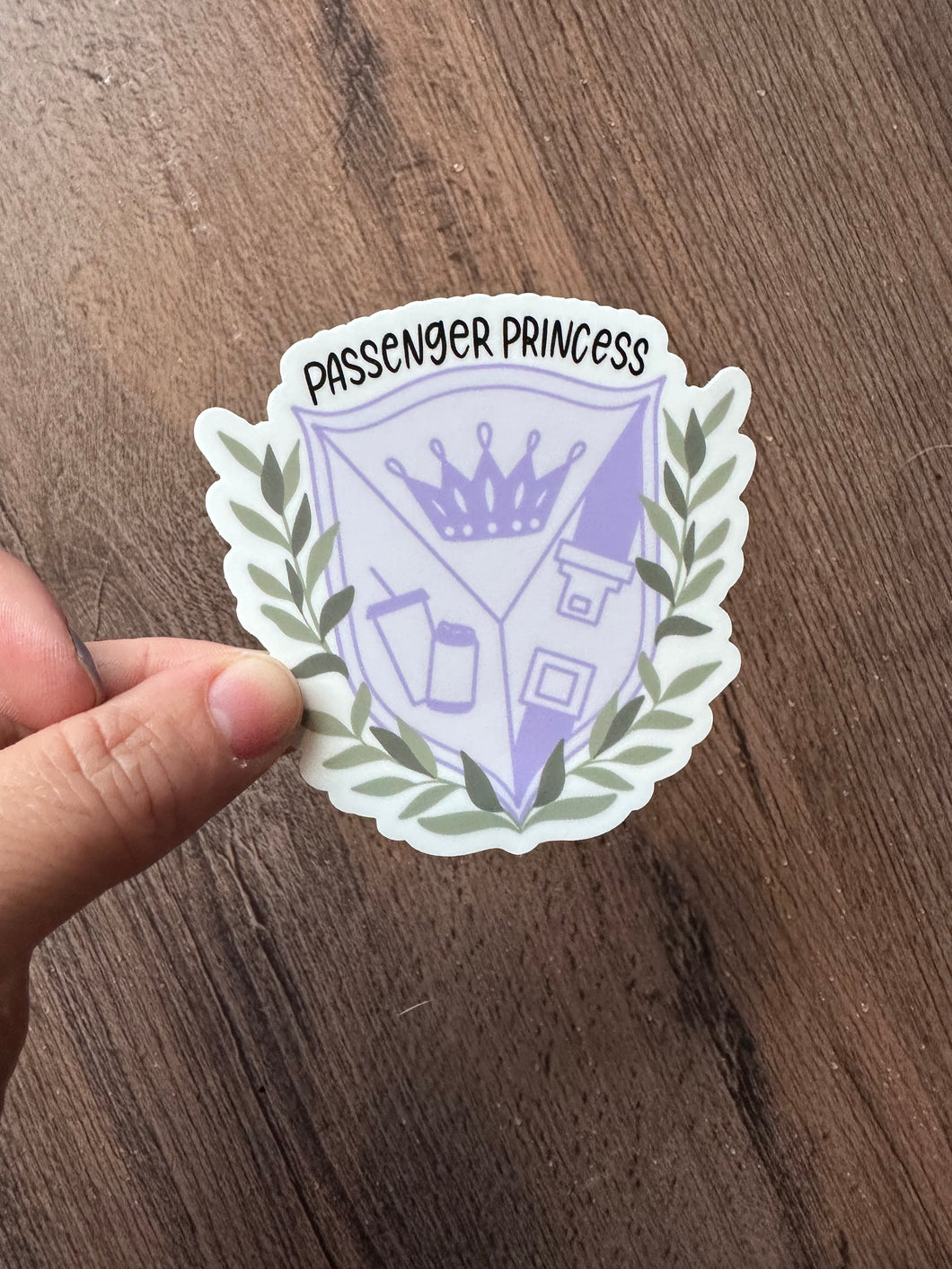 Passenger Princess Sticker