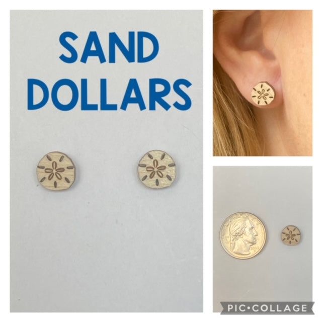 Sand Dollar Studs