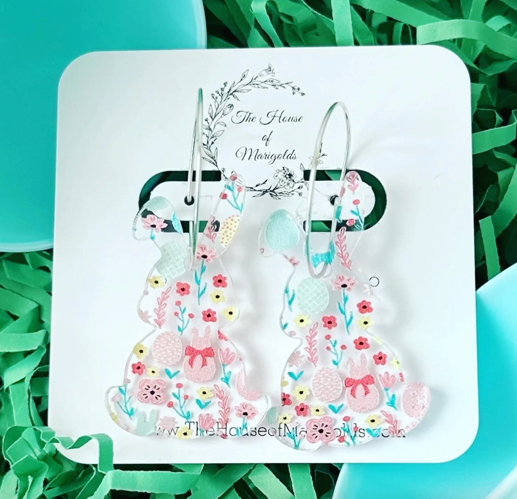 Spring Bunny Dangles