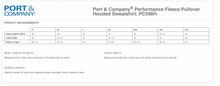 Load image into Gallery viewer, Port &amp; Company® Performance Fleece Pullover Hooded Sweatshirt Adult- CC Phoenix soccer
