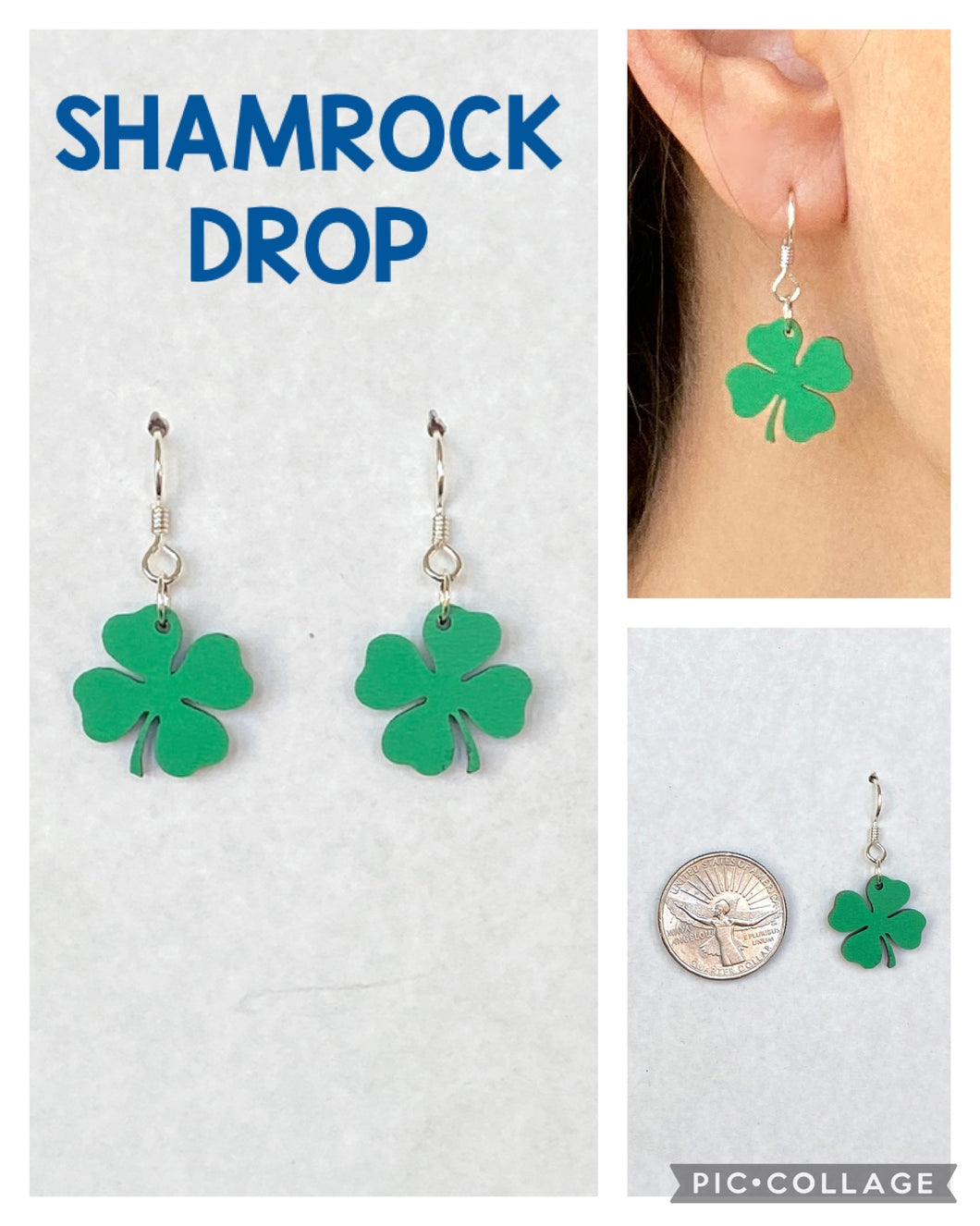 Shamrock Drop Earrings