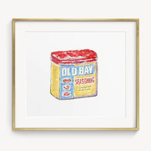 Load image into Gallery viewer, Maryland Spice Can watercolor 8x10 print
