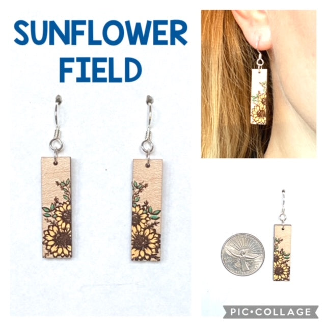 Sunflower Field Earrings
