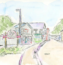 Load image into Gallery viewer, Main St Sykesville watercolor 8x10 print
