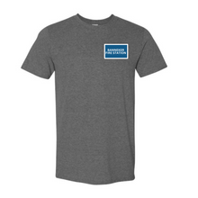 Load image into Gallery viewer, charcoal gray tee- Banneker fire station 55th anniversary shirt
