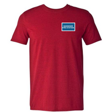 Load image into Gallery viewer, red tee- Banneker fire station 55th anniversary shirt
