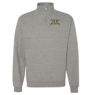 Winfield apparel-  W logo printed 1/4 zip sweatshirt