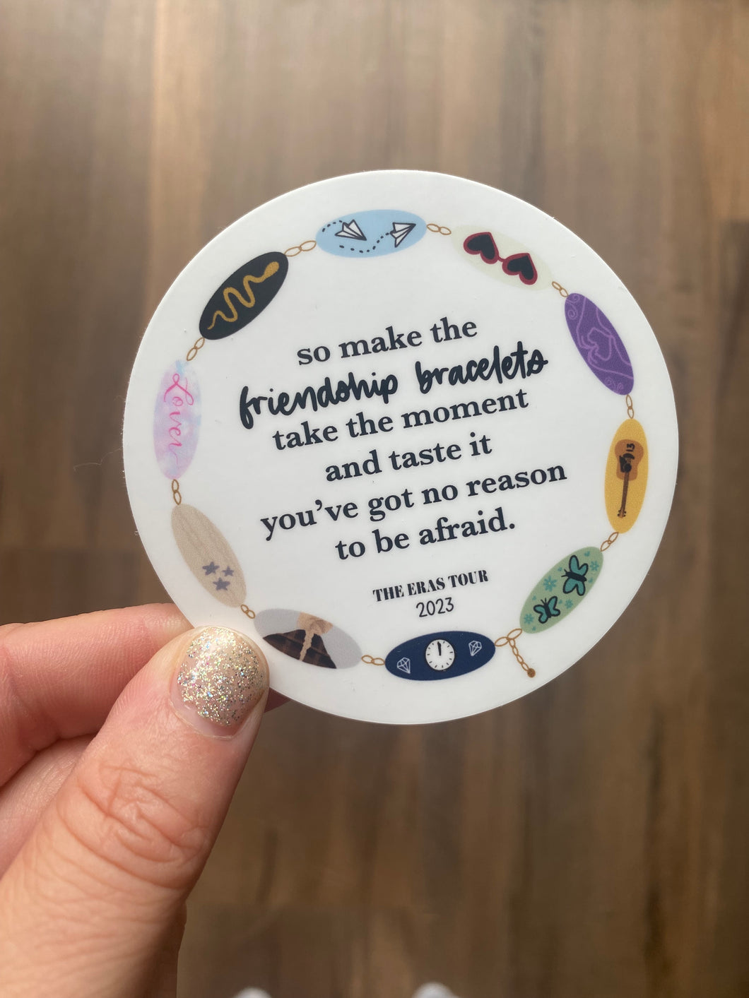 Swiftie Friendship Bracelet Sticker