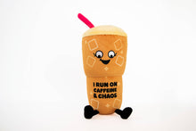 Load image into Gallery viewer, Plush Iced Coffee - I run on caffeine

