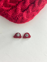 Load image into Gallery viewer, &quot;Santa Hat&quot; Studs
