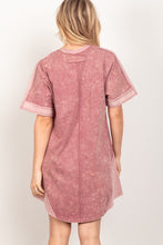 Load image into Gallery viewer, VERY J Short Sleeve V-Neck Tee Dress
