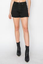 Load image into Gallery viewer, RISEN Full Size High Waist Raw Hem Denim Shorts
