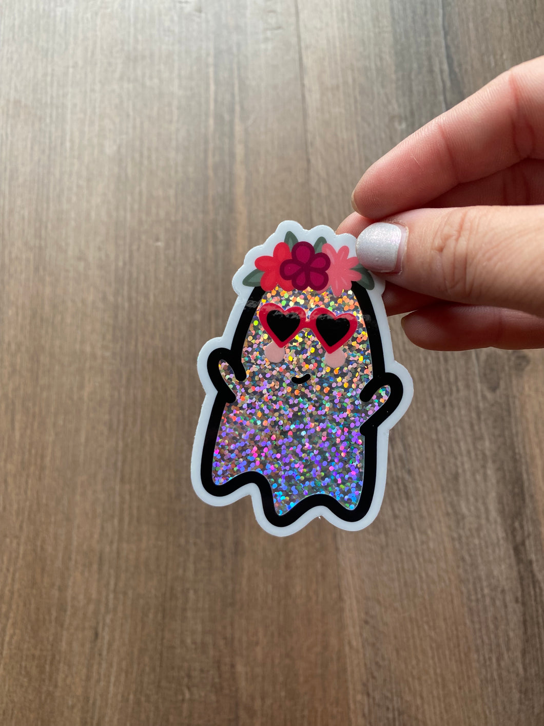 Summer Chunky Mae Glitter Sticker