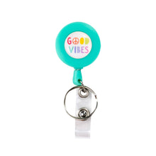 Load image into Gallery viewer, Good Vibes Badge Reel
