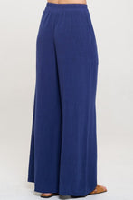 Load image into Gallery viewer, RENEE C Linen Wide Leg Pants with Pockets
