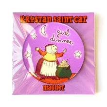 Load image into Gallery viewer, Girl Dinner Italian Grandma Witch Magnet
