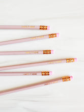 Load image into Gallery viewer, Set of 6 &#39;I Hate it Here&#39; Hex Pencils | Sharpened
