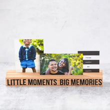 Load image into Gallery viewer, Little Moments, Big Memories Memory Stick Wood: Brown
