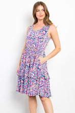 Load image into Gallery viewer, Be Stage Full Size Print Wrinkle Free Ruffled Dress
