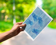 Load image into Gallery viewer, Jellies - Watercolor Print
