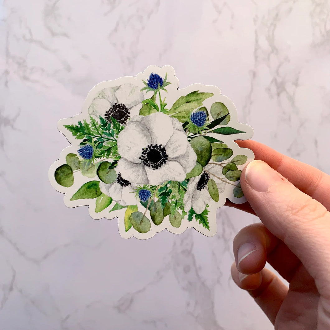 Anemone Floral Magnet