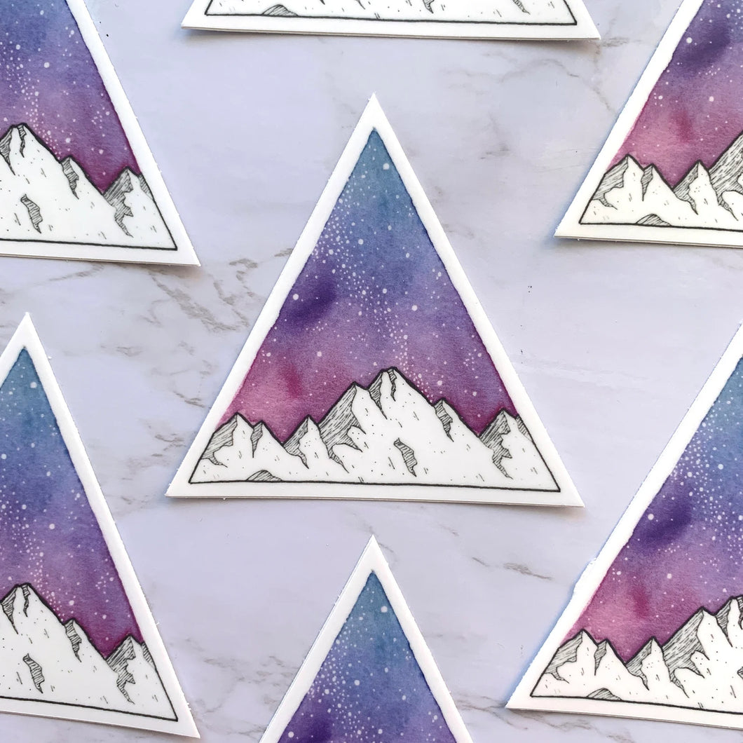 Triangle Mountain Sticker