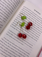 Load image into Gallery viewer, Glass Cherry Earrings
