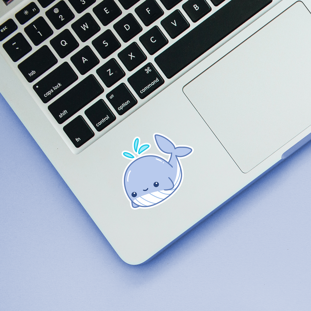 Happy Whale Sticker