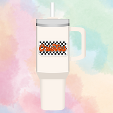 Load image into Gallery viewer, O&#39;s checkered baseball sticker
