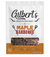 Load image into Gallery viewer, Maple Barbeque Jerky- 2oz "A bold and smoky flavor with a sweet maple twist."
