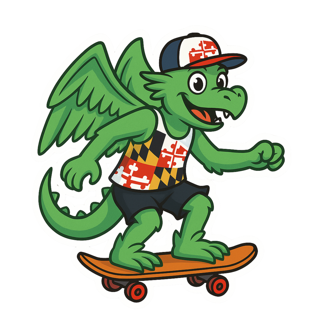 Skateboard snally MD sticker