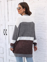 Load image into Gallery viewer, Color Block Open Front Cardigan
