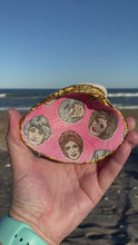 Load and play video in Gallery viewer, Thank You For Being A Friend Pink Decoupaged Clam Shell
