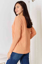 Load image into Gallery viewer, Basic Bae Half Button Long Sleeve Top
