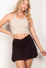 Load image into Gallery viewer, VERY J Crossover Waist Active Skirt with Short Liner
