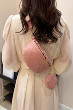 Load image into Gallery viewer, PU Leather Sling Bag with Small Purse
