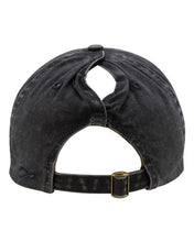 Load image into Gallery viewer, Hidden ponytail baseball hat  + custom patch
