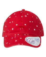Load image into Gallery viewer, full print hidden ponytail baseball hat  + custom patch
