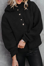 Load image into Gallery viewer, Sherpa Dropped Shoulder Long Sleeve Hoodie
