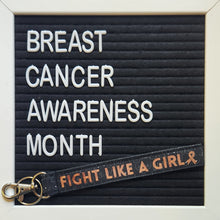 Load image into Gallery viewer, Fight like a Girl keychain
