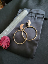 Load image into Gallery viewer, Luna Hoops- studs sm
