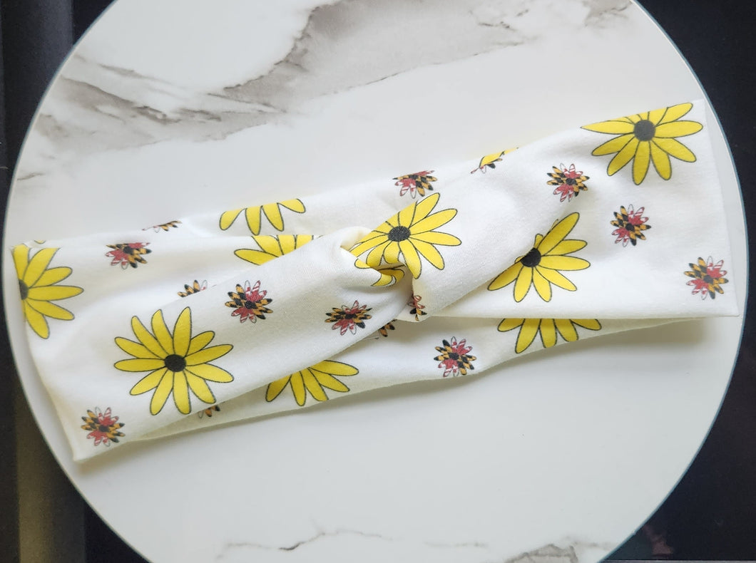 Black Eyed Susan Flag Stretch Headband